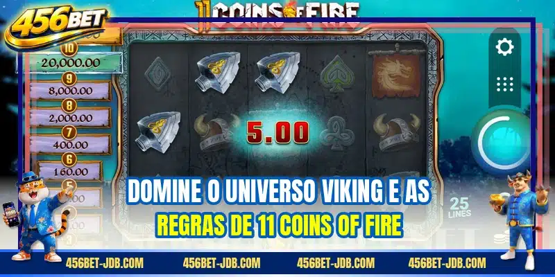 Domine o universo viking e as regras de 11 Coins of Fire