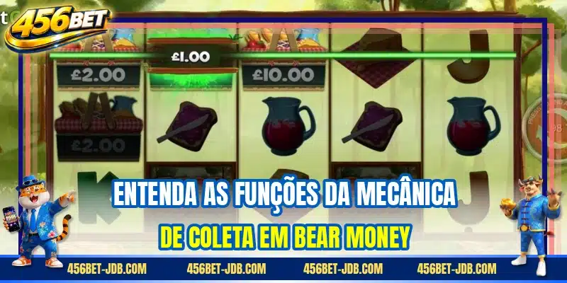 Entenda as funções da mecânica de coleta em Bear Money