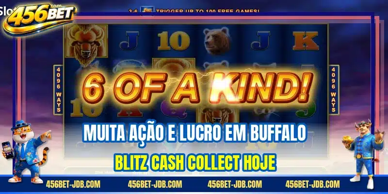 Muita ação e lucro em Buffalo Blitz Cash Collect hoje
