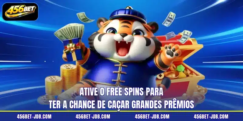 Ative o Free Spins para ter a chance de caçar grandes prêmios
